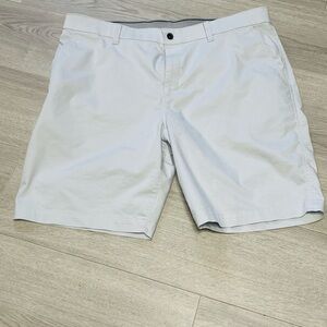 Nike Dri-Fit Shorts Off White Comfy Waist Band Sz 40